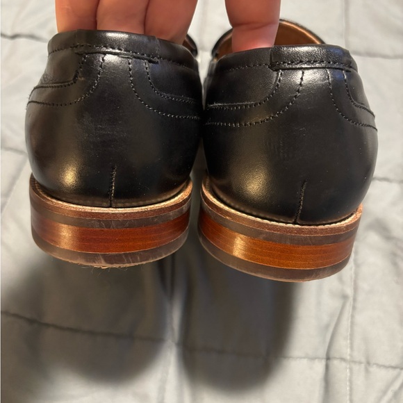 FLORSHEIM Men’s Black Leather Slip-On Loafers Size 7.5 - Picture 3 of 7